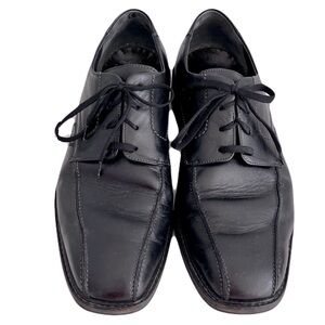 Mephisto Black Leather Goodyear Welt Oxfords, Size 10.5